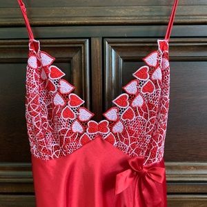 Red Hearts Lingerie & Matching Robe